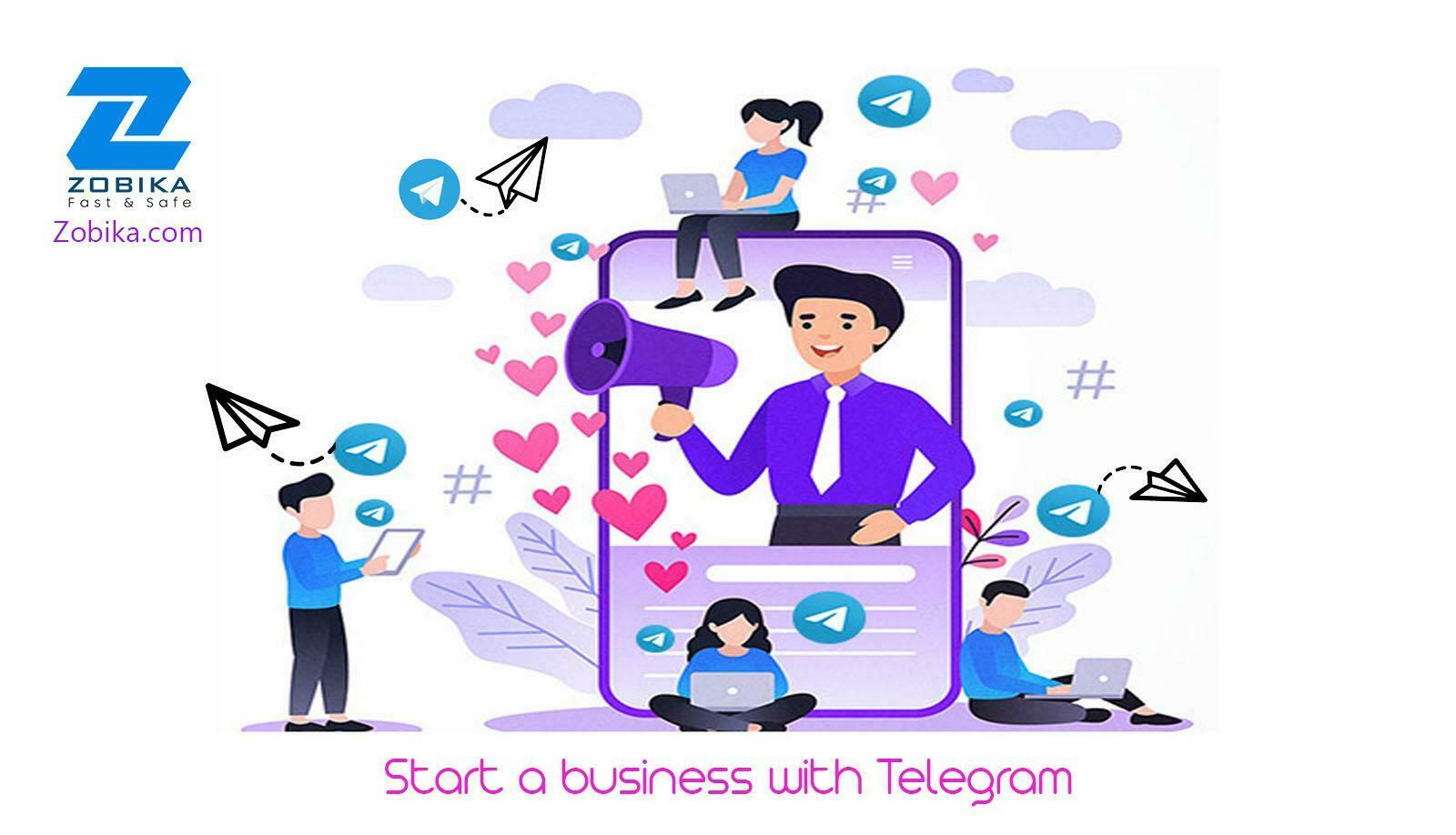 Start a business with Telegram 2