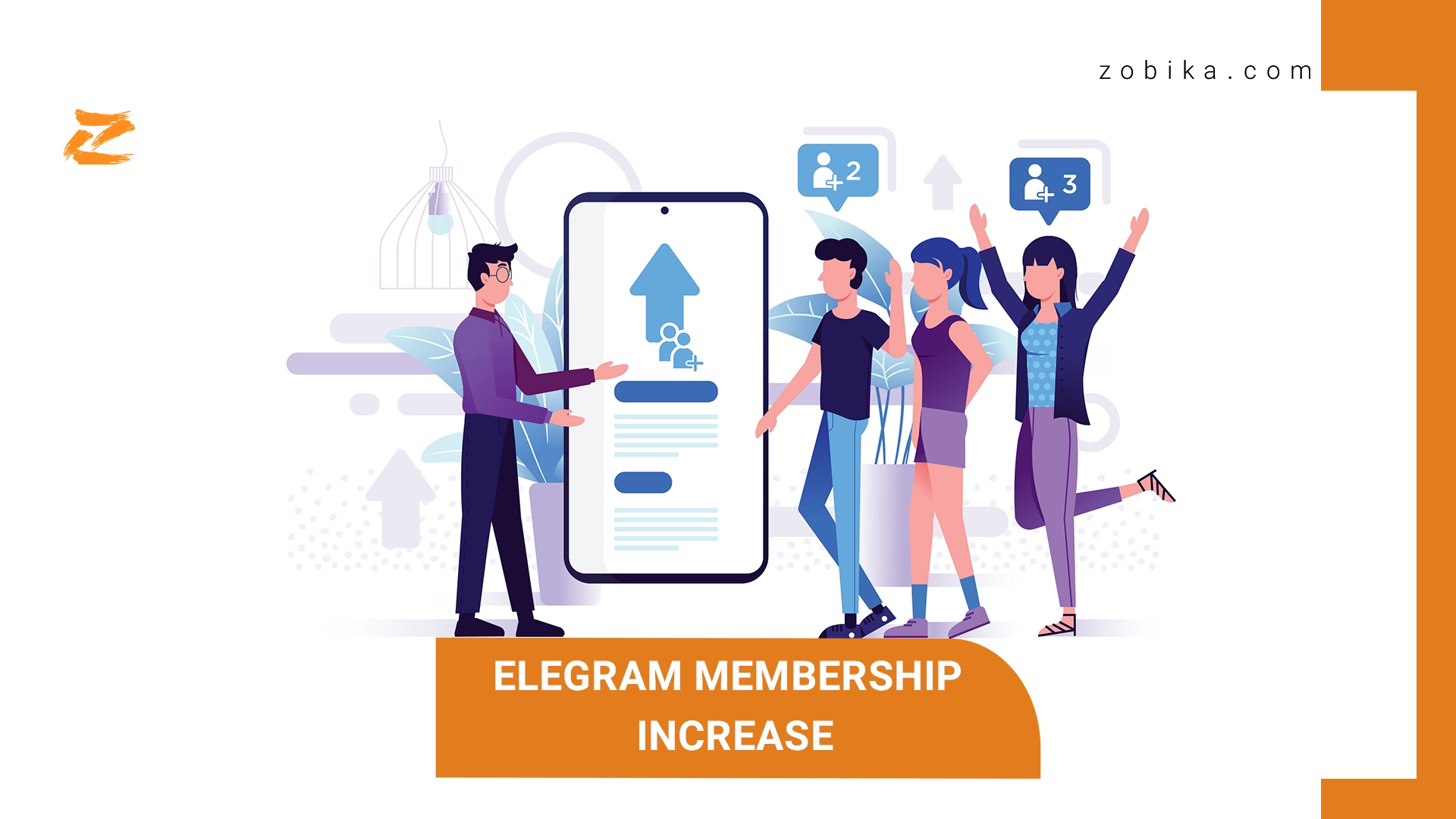 Telegram membership increase