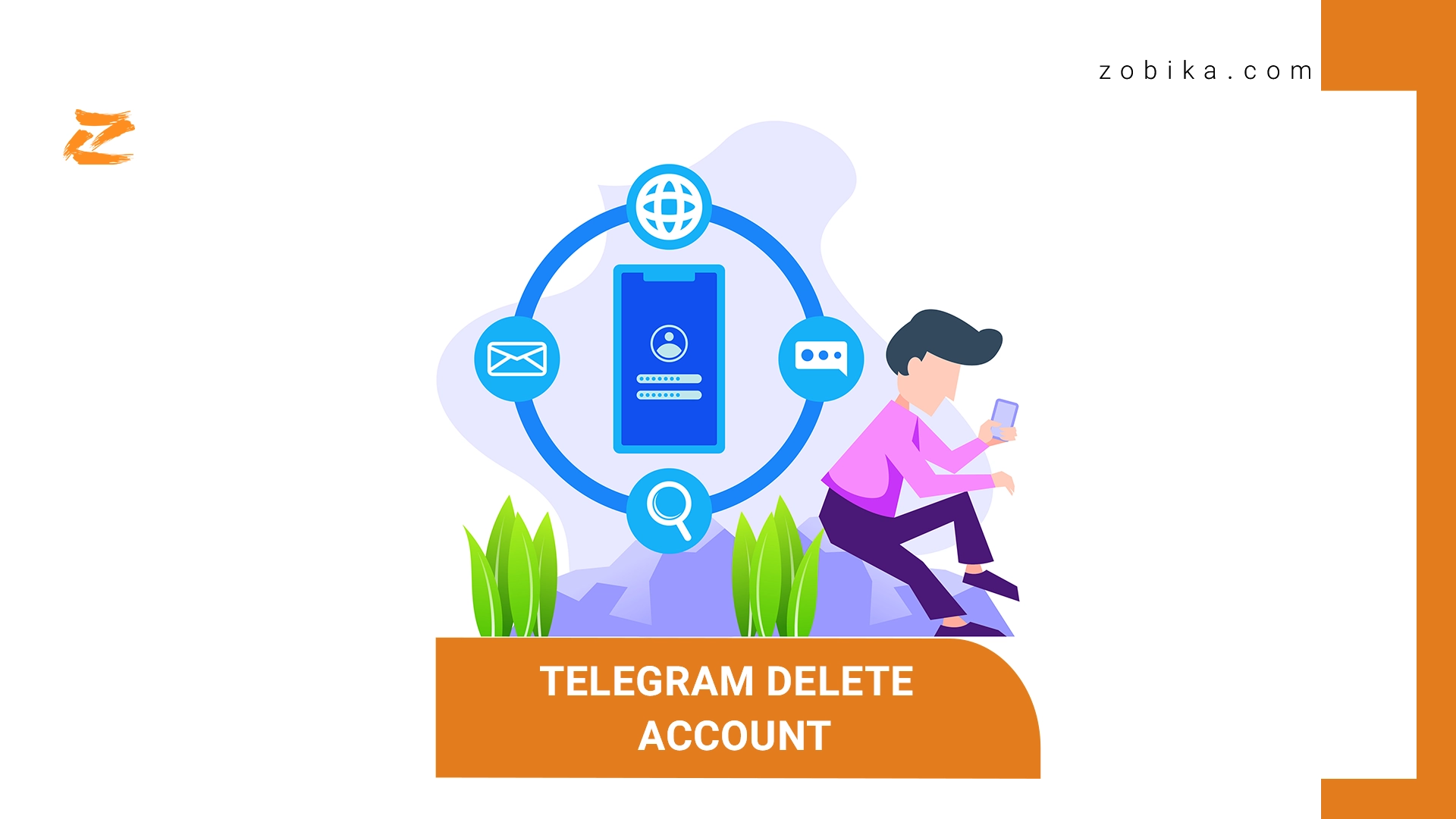 Telegram delete account