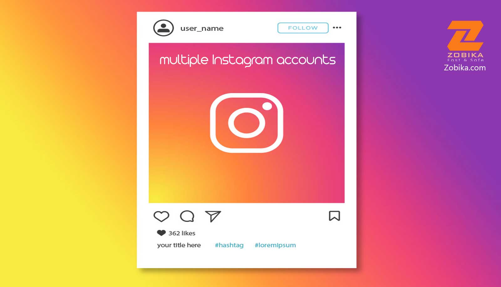 multiple Instagram accounts