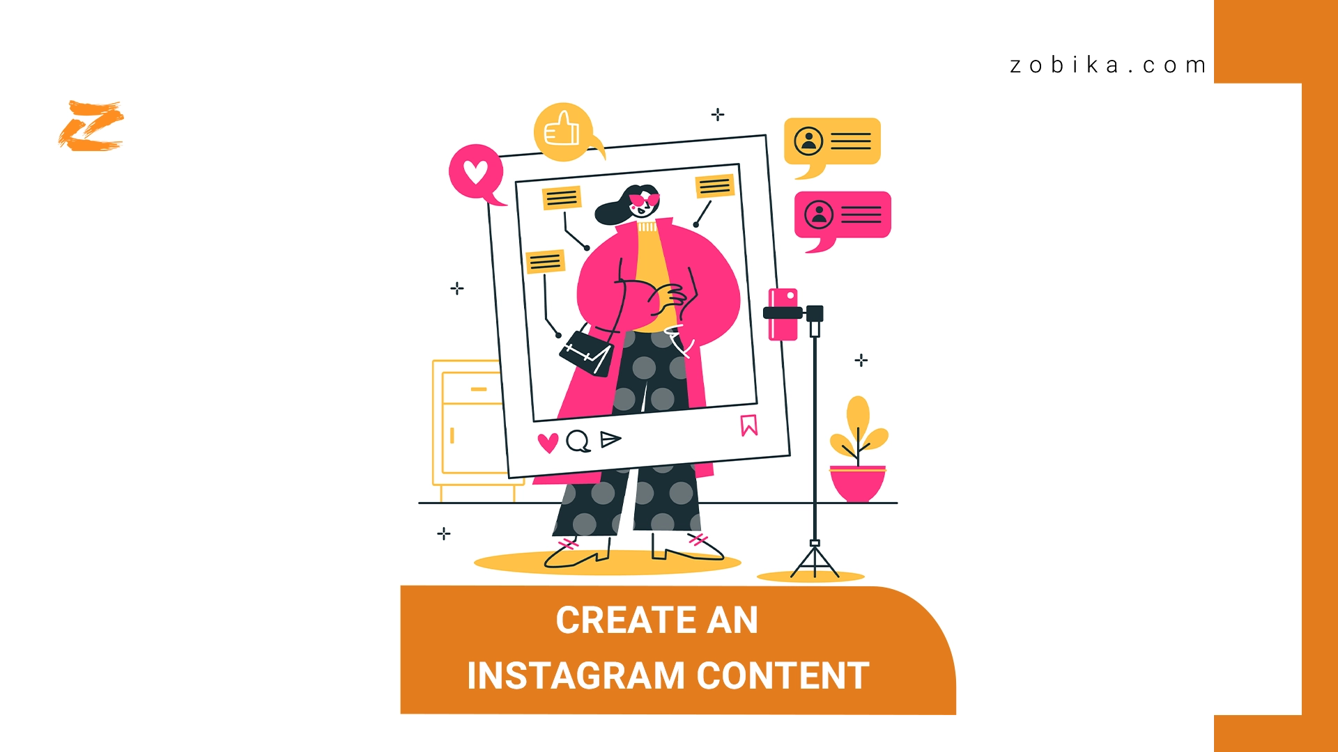 create an Instagram content