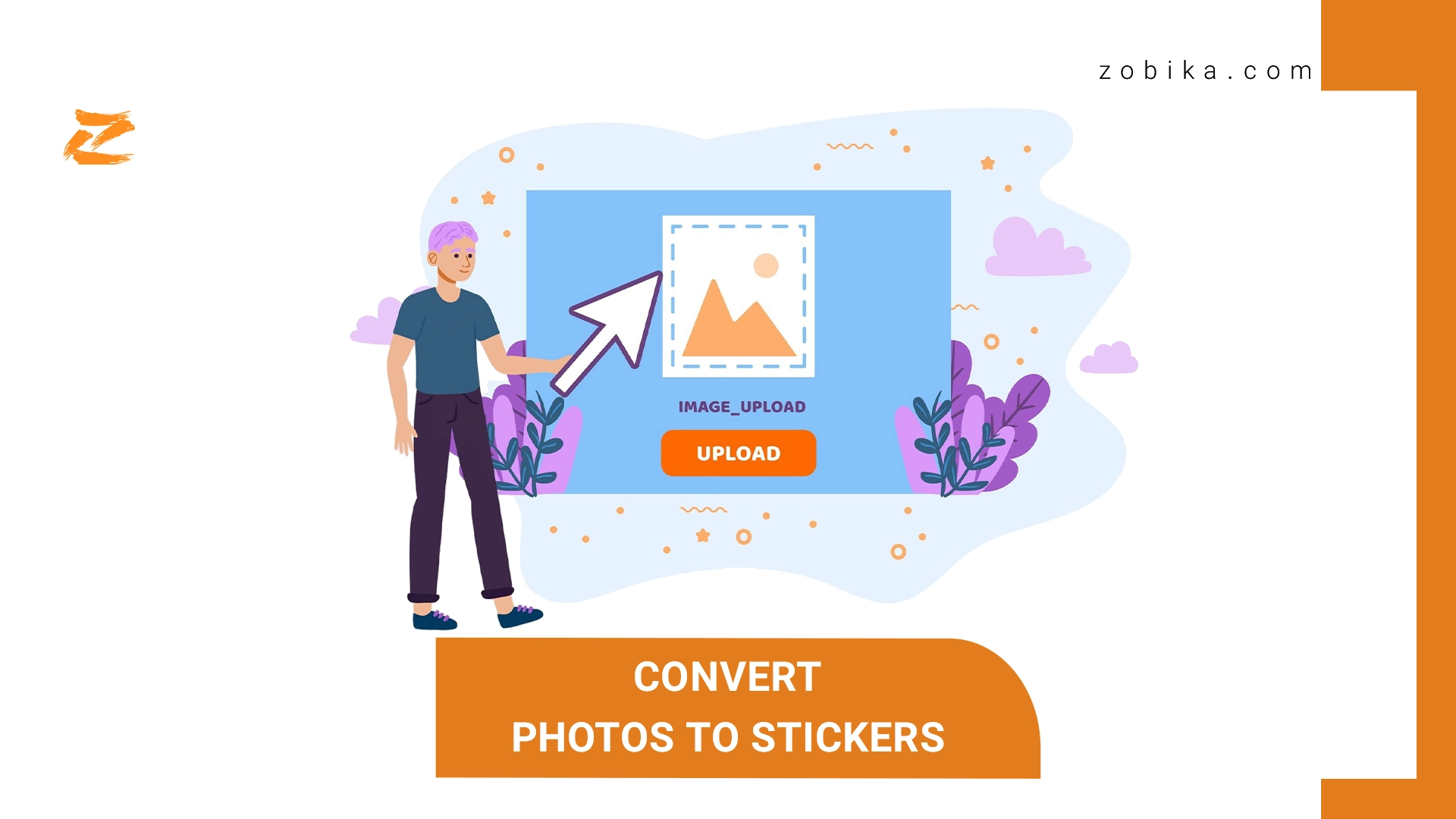 Convert photos to stickers