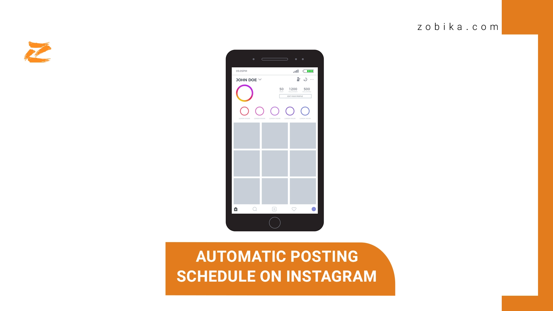 َAutomatic posting schedule on Instagram